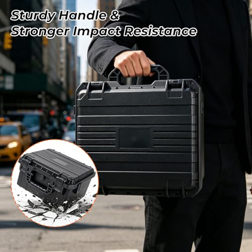 Graded Card Case Holds 106 PSA Slabs, Premium Storage Box - color: Black