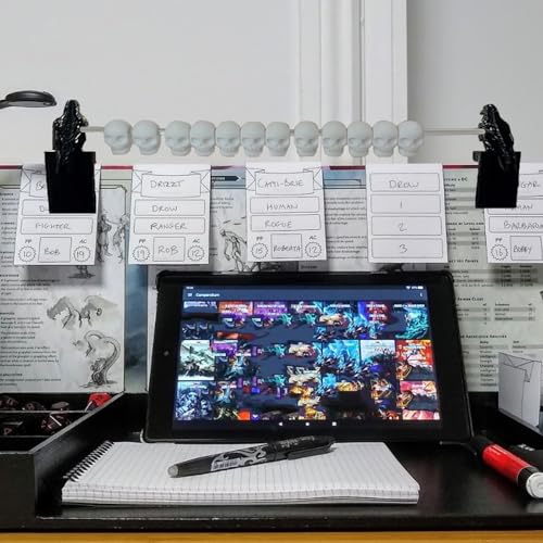 DM Screen Abacus Fear Tracker, Compatible with Daggerheart, Accessory for Tabletop Game