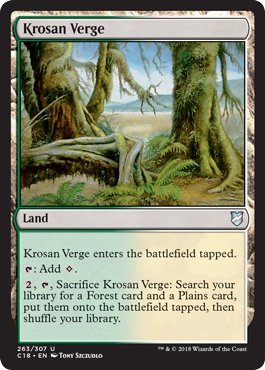 Magic: The Gathering - Krosan Verge - Commander 2018