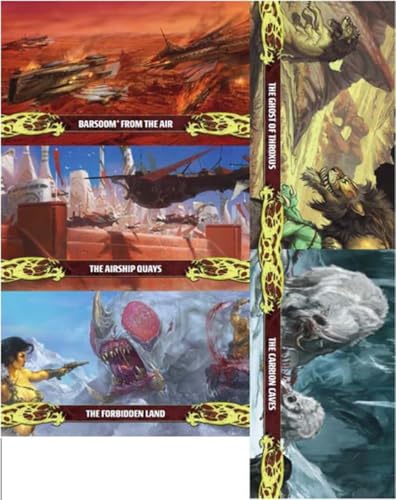 Modiphius OHN Carter of Mars - Landscape Art Location Deck (John Carter RPG Access.) - style: Location Deck