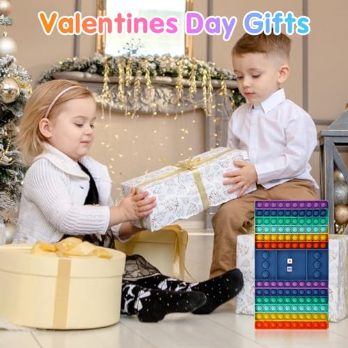 Pop Games Sensory Fidget Toy, Pop Board Math Multiplication Game for Family | Stress Relief Toys for Girls Boys with Autism ADHD Birthday Gifts for Kids