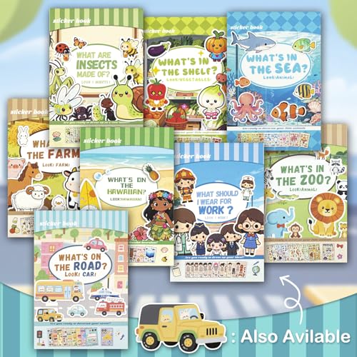 Vehicle Stickers for Toddlers and Kids, 10 Transportation Stickers and a Scene Card, Make Your Own Police Car, Ambulance, Fire Truck Decals, Goodie Bag Stuffers, Boy Toys, Construction Party Favors - style: Car