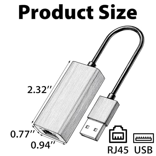 Cyberguys USB 3.0 to Ethernet Adapter, 1Gbps RJ45 LAN Network Dongle, Plug & Play, Compatible with Nintendo Switch, Windows, Mac, Chrome OS, TV Box, Laptop, PC - style: USB to Ethernet Adapter