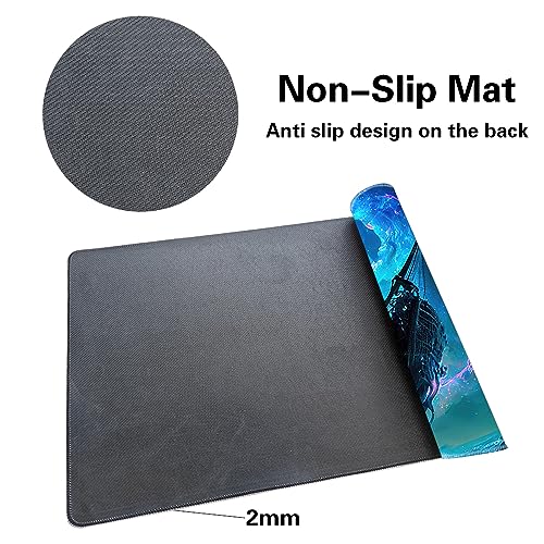 Board Game 14x24in TCG Playmat Compatible for CCG OCG DTCG PTCG MTG Play Mats,Mouse pad Desk Mats (MTG2-No Zone) - color: Mtg2-no Zone