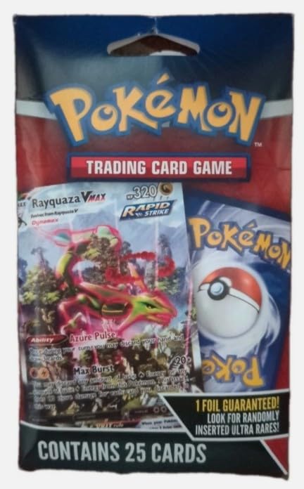 Pokemon Trading Card Game TCG 25 Pack with 1 Foil Gauranteed with Randomly Inserted Ultra Rares