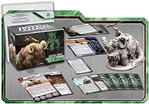 Star Wars Imperial Assault Board Game Bantha Rider VILLAIN PACK - Epic Sci-Fi Miniatures Strategy Game for Kids and Adults, Ages 14+, 1-5 Players, 1-2 Hour Playtime, Made by Fantasy Flight Games - size: Villain Pack, style: Bantha Rider