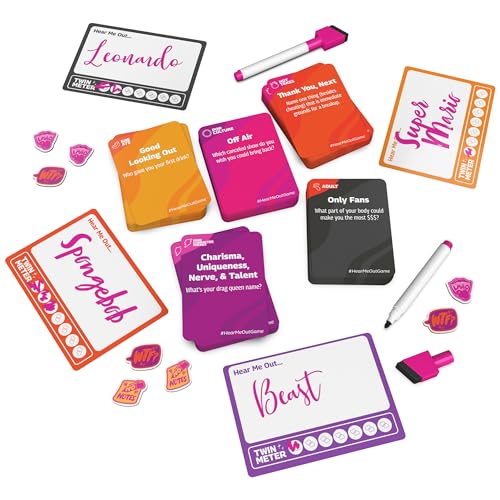 Spin Master Games Hear Me Out Adult Party Game | Defend Your Hot Takes on Unserious Topics, Adult Party Game for Bachelorette Parties & More, 3-6 Players, Ages 18 & Up - style: Hear Me Out