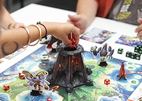 IELLO: King of Monster Island - Strategy Board Game, Sequel of The King of Line, Family, Play Cooperatively, Ages 10+, 1-5 Players, 60 Minutes - style: Monster Island