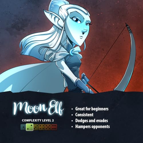 Dice Throne Box Game - Strategic Dice & Card Battler (Moon Elf) - style: Moon Elf