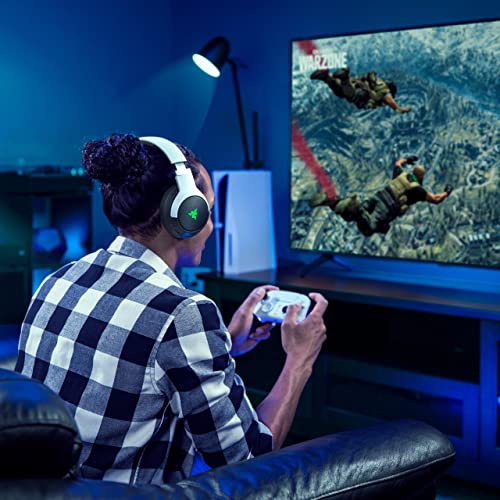Razer Wolverine V2 Pro Wireless Gaming Controller for PlayStation 5 / PS5 PC: HyperSpeed Wireless - Mecha-Tactile Action Buttons - 8-Way Microswitch D-Pad - 6 Remappable Buttons - Chroma RGB - White - color: White