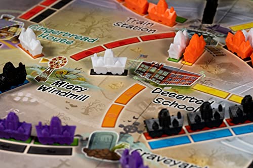 Ticket to Ride Ghost Train Board Game Themed Strategy Fun Family Adventure for Adults and Kids Ages 6+ 2-4 Players Average Playtime 15-30 Minutes Made by Days of Wonder, Multicolor (DOW720035) - style: Ghost Train