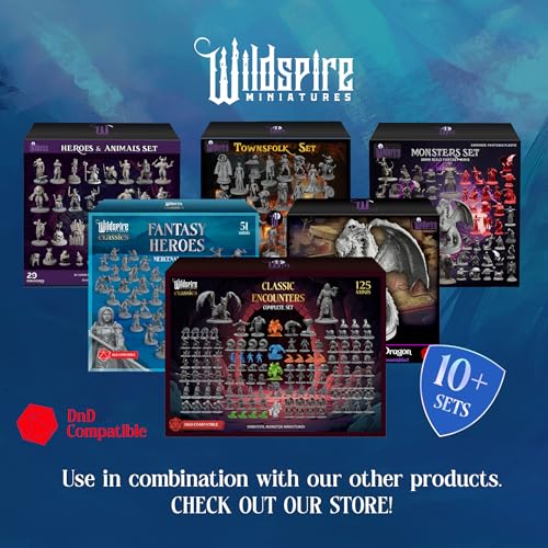 Wildspire 20 Enchanted Objects - Animated Objects for DND Miniatures 28-32mm Dungeons & Dragons Minis Bulk D&D Figures DND Minis Bulk Fantasy Spell Effects Tabletop Fantasy Game Miniature Accessories