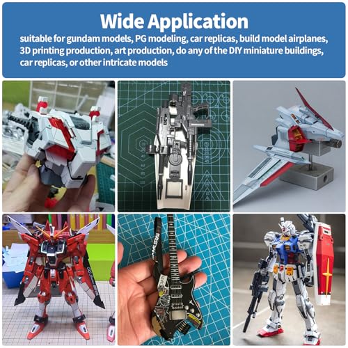 31Pcs Gundam Model Tools Kit, Modeler Basic Tools Craft Set for Car Airplane Models, Miniatures, Model Building Repairing & Fixing