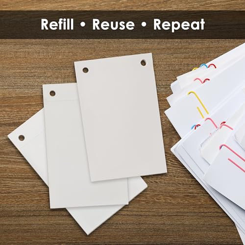 Northwind Personalized Leather Notepad Refill – Made in USA – Custom Monogrammed Full-Grain Desk Jotter with 100 Sheets – Refillable Memo Pad Holder – Personalized Gift for Men, Women, Office, Everyday Notes