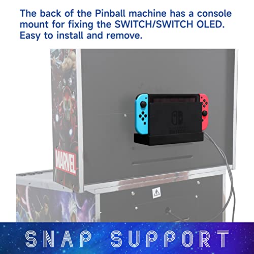 IntecGaming Switch Fighting Stick for Arcade1Up'S Digital Pinball - Expand Your arcade 1up Pinball Games, Play Your Switch on The Pinball, Modded Switch Joysticks Specially Designed for Arcade 1 Up Pinball