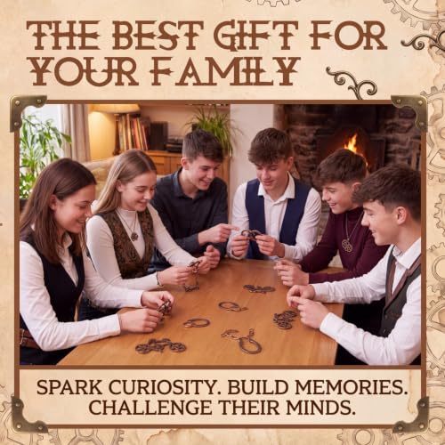 2 Pcs Metal Brain Teaser Puzzle for Adult Teen,Bicycle Horseshoe Chain | 3D Logic Puzzle Set, Iq Education Challenge Toy, Unlock Interlocking Puzzle Gift, Brain Puzzles for Family Classroom - style: Bicycle Horseshoe Chain