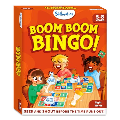 Skillmatics Bingo Preschool Board Game - Sight Words, Fun & Fast Matching Bingo Game, Gifts for Boys & Girls Ages 5 to 8 - style: Sight Words