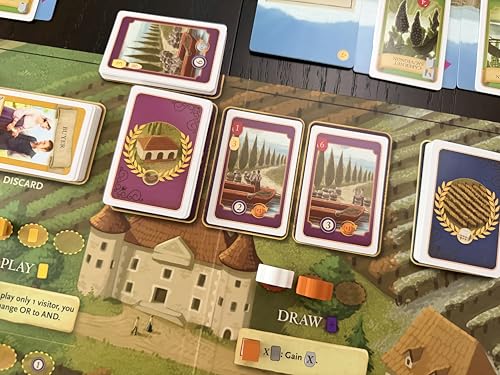 Stonemaier Games: Viticulture: Bordeaux Expansion by Jamey Stegmaier | Add to Viticulture (Base Game) | A New Board Featuring Updated Graphics, Layout, and New Mechanism | 1-6 Players, 90 Mins