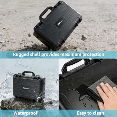 Drogear Switch 2 Carrying Case, 26 Game Card Slots, Portable Travel Hard Full Protection, All In One Storage Case for Nintendo Switch 2 Console Accessories PlayStation Vita, Waterproof & Shockproof