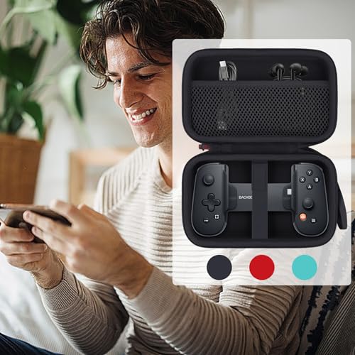 khanka Case for Backbone Pro/Backbone One iOS Mobile Gaming Controller,Carrying Case Compatible with Backbone Pro/One iOS Mobile Gaming Gamepad/Controller - color: Black