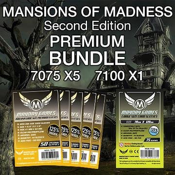 Mayday Games Mansions of Madness 2nd Edition Game Accessory- Premium Card Sleeve Bundle - size: Premium, style: Mansions of Madness 2nd Edition