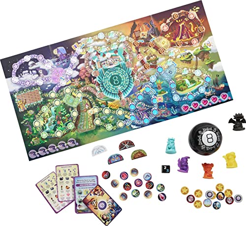 Mattel Games Magic 8 Ball Magical Encounters Board Game for Kids & Families, Cooperative Player Game with Real Magic 8 Ball - style: Board Game