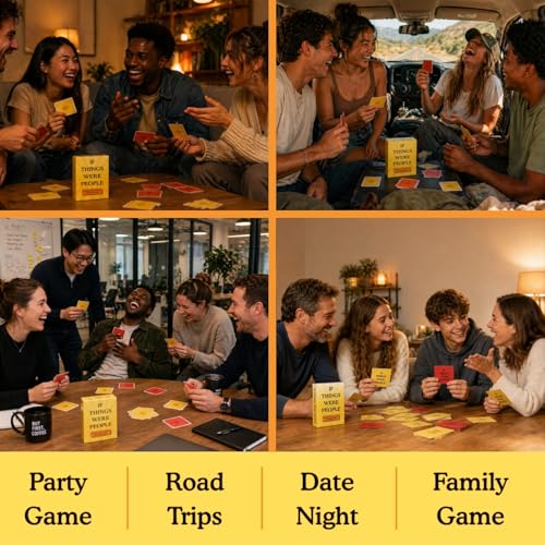 If Things were People – Funny Card Game for Family Game Night, Teens & Adults | Hilarious Debate Party Game for Families, Friends, Date Night & Parties | Easy to Learn | 2+ Players