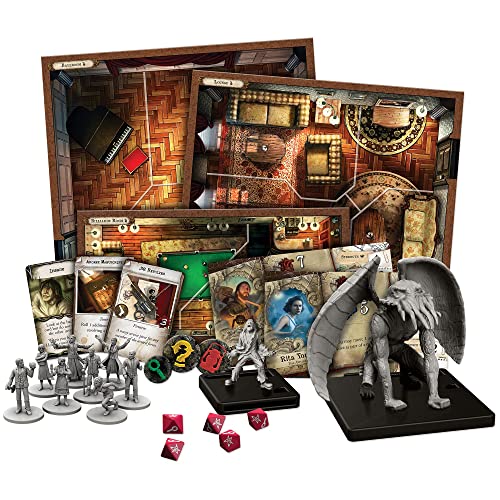 Asmodee Mansions of Madness Board Game (2nd Edition) - Dive into Lovecraftian Horror and Mystery with Cooperative Gameplay! Ages 14+, 1-5 Players, 2-3 Hour Playtime
