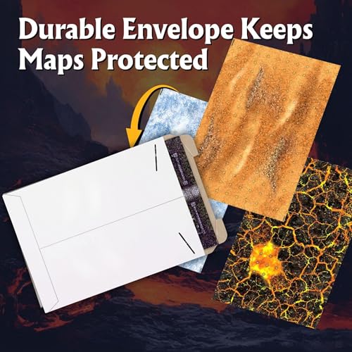 Arcknight The Textures Pack 2 Roleplaying Battlemaps; 16 Modular RPG Maps in 8 Double-Sided Pages, 1" Square Grid, Modular & Versatile Design for Tabletop Gaming - for Dungeons & Dragons & Pathfinder - style: Textures 2