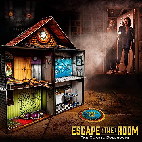 ThinkFun Escape the Room The Cursed Dollhouse – An Escape Room Experience in a Box for Ages 13 and Up (7353)