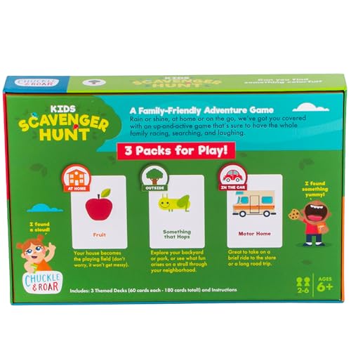Chuckle & Roar Scavenger Hunt for Family Game Night