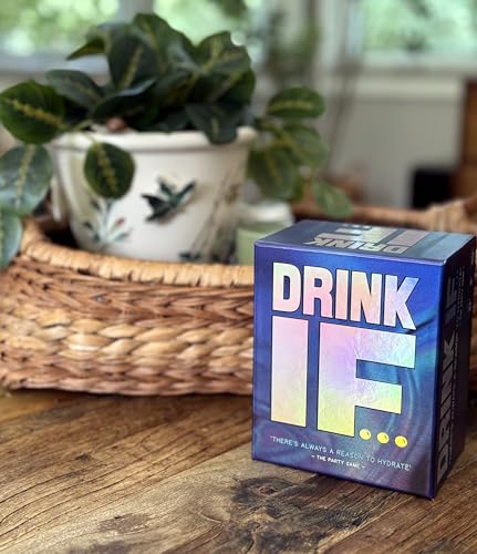 Drink IF… Adult Drinking Game for Parties + After Dark Expansion Set | Funny Icebreaker & Conversation Starter Card Game for Friends and Groups | Great for Game Night and Pregames| Fun Gift for Adults