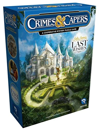 Renegade Games Studios Crimes & Capers Mystery Board Game Party | Cooperative puzzle game for 2-6 players, 30 min runtime, family mystery night, problem solving and strategy gameplay