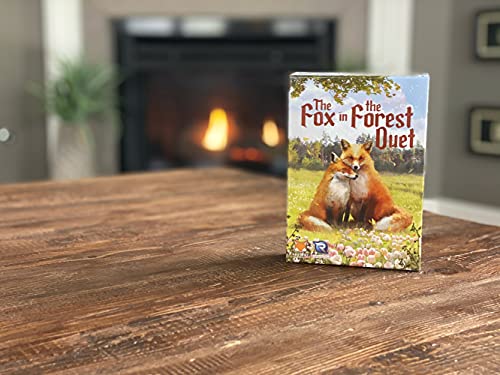 Renegade Game Studios Fox in the Forest Duet 2 Player Card Game | Cooperative trick-taking game for ages 10+. Features beautiful artwork and gems to collect during 30-minute gameplay