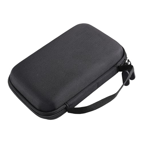 JINMEI Hard EVA Carrying Case Compatible with R36MAX/RG40XX V /RG CubeXX/ RG Cube/ Powkiddy RGB30 4-Inch Handheld Game Console Case (black) - color: black