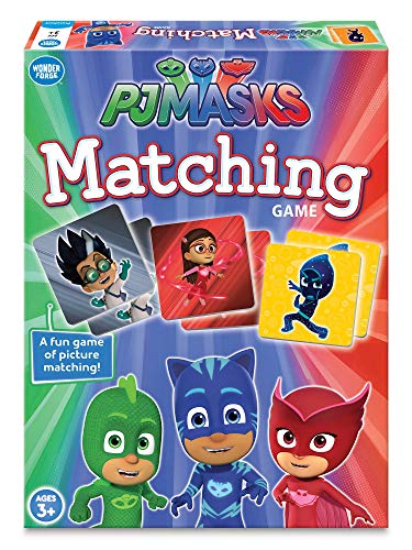 Wonder Forge PJ Masks Matching Game by Wonder Forge | For Boys & Girls Age 3 to 5 | A Fun & Fast Memory Game for Kids | Connor, Greg, Amaya, Night Ninja, and more
