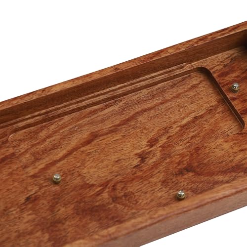 GH60 Solid Wooden Case Wrist Rest for 60% Mini Mechanical Gaming Keyboard Compatible Poker2 Pok3r Faceu 60 (Yellow Rosewood) - color: Yellow Rosewood