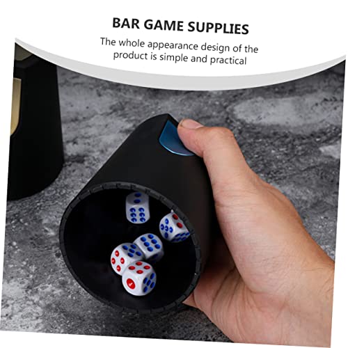 Toyvian 1pc Plastic Dice Cup Compact and Lightweight Shaker for Ktv and Party Games Easy to Clean Stable Dice Rolling Storage Accessory