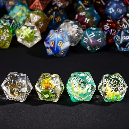 10 Pack D20 Dice Random Color 20 Sided Dice D20 for DND RPG Tabletop Games - color: 10pcs D20 Random Color