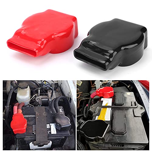 Battery Terminal Covers, Positive Negative Top Post Insulating Protector Universal for Car Motorcycle Truck
