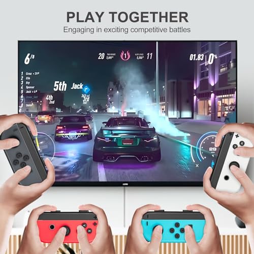 Gepicest Wrist Strap for Joycon 4 Pieces Switch Parts Accessories Controller Attachments Compatible with Joy Con, Dual Remote Comfort Controller Straps Black 2 Pairs - color: Black