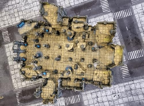 Imperialis Headquarters: Gothic Sci-Fi Terrain for 28mm Wargames, RPGs & Miniature Battles – Modular Cathedral for Immersive Tabletop Play