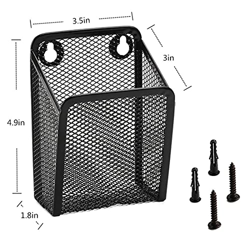 Remote Control Holder Wall Mount Media Organizer Storage Box