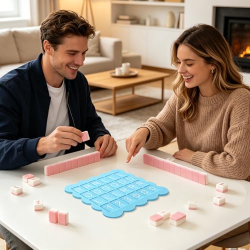 4 PCS Solo Mahjong Board Practice, 24 Slots Mahjong Practice Board Team Play, 4 Player Boards Tile Pattern Practices Strategy Aid, Beginner Friendly Mahjongs Tile Game Practices Boards Training