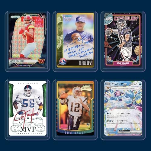 100 Hard Card Sleeves Card Toploaders for Protection for Baseball Football Premium Top Loaders for Cards, Ensuring Safety (100 Hard Sleeves) - size: 100 Hard Sleeves