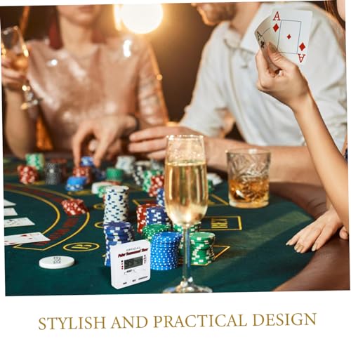 HANABASS and Break Resistance Poker Timer Digital Countdown Timer Pause Button for Poker Night Party