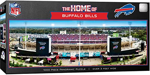 MasterPieces NFL 1000 Piece Jigsaw Puzzle - Buffalo Bills Stadium Panoramic 13"x39" - style: Buffalo Bills