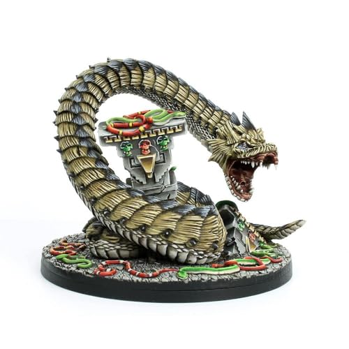 Epic Encounters: Temple of The Snake God RPG Fantasy Roleplaying Tabletop Game with Huge Boss Miniature, Double-Sided Game Mat, & Game Master Adventure Book with Monster Stats, 5E Compatible