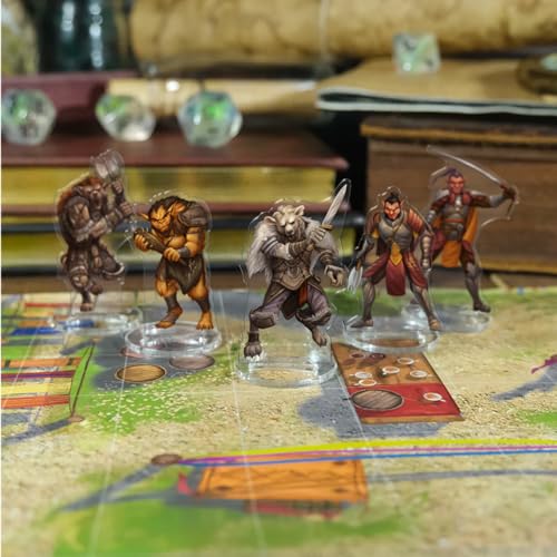 Skinny Minis Evil Minions Miniatures Set, 12 Medium Flat Minis for TTRPG