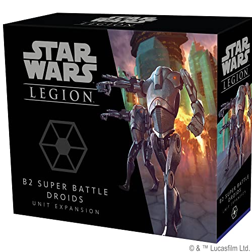 Star Wars: Legion B2 Super Battle Droids Unit Expansion - Unleash Devastating Power! Tabletop Miniatures Strategy Game for Kids & Adults, Ages 14+, 2 Players, 3 Hr Playtime, Made by Atomic Mass Games - style: Separatist Alliance Expansions: B2 Super Battl